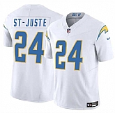 Men & Women & Youth Los Angeles Chargers #24 Benjamin St-Juste White 2024 F.U.S.E. Vapor Limited Stitched Jersey,baseball caps,new era cap wholesale,wholesale hats